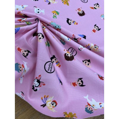 画像5: 生地：キャラクタープリント ライトキャンバス生地（ピンク）