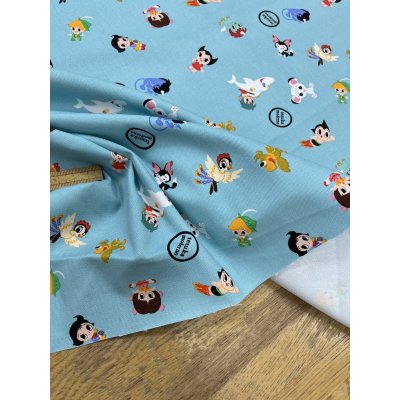 画像5: 生地：キャラクタープリント ライトキャンバス生地（ブルー）