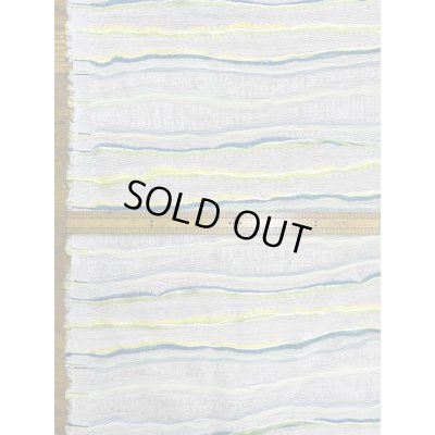 画像3: 生地：ポリエステル綿ファンシーヤーンボーダー（グリーン系）