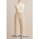 生地：綿100％モザイク柄コーデュロイ（ベージュ）