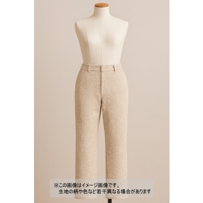 画像1: 生地：綿100％モザイク柄コーデュロイ（ベージュ）