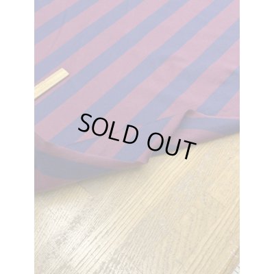 画像5: 生地：綿100％太ボーダー天竺ニット（エンジ×紺）