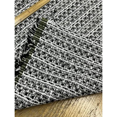 画像4: 生地：綿ポリファンシーツイード（白／黒）