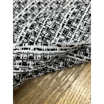 画像5: 生地：綿ポリファンシーツイード（白／黒）