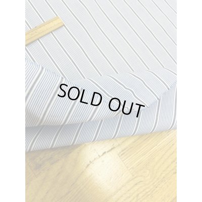 画像5: 生地：ストライプ柄プリント 中厚コットン（白／紺）