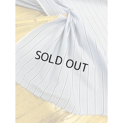 画像6: 生地：ストライプ柄プリント 中厚コットン（白／紺）