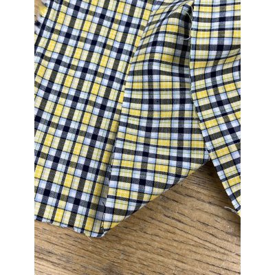 画像7: 生地：綿100％チェック柄プリントコットン（黄色）