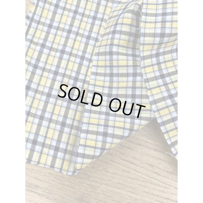 画像7: 生地：綿100％チェック柄プリントコットン（黄色）