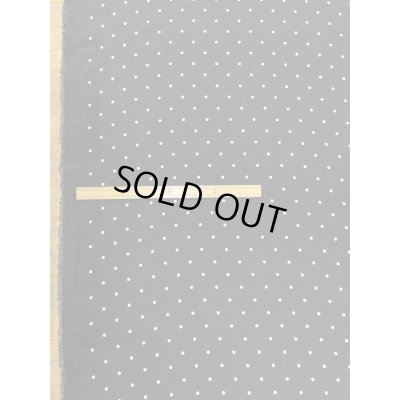 画像2: 生地：水玉柄ポリエステルデシン（ブラック×白）