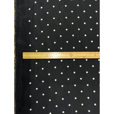 画像3: 生地：水玉柄ポリエステルデシン（ブラック×白）