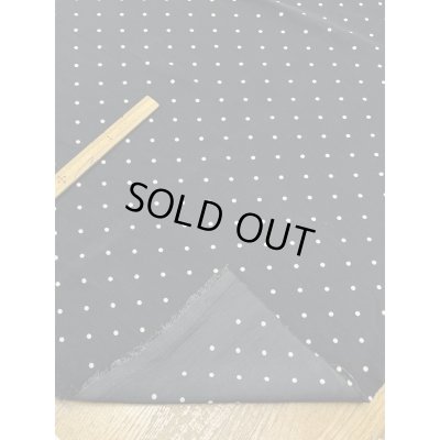 画像4: 生地：水玉柄ポリエステルデシン（ブラック×白）