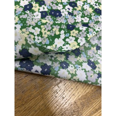 画像5: 生地:ポリエステル100%30スパンローン(グリーン・フローラル)