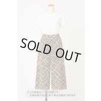 生地：ポリエステル100％変形バイアスプリント（ブラウン×ブラック）