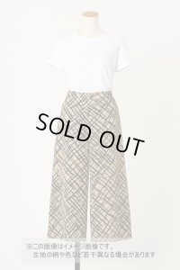 生地:ポリエステル100%変形バイアスプリント(ブラウン×ブラック)