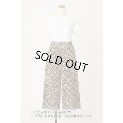 画像1: 生地：ポリエステル100％変形バイアスプリント（ブラウン×ブラック）