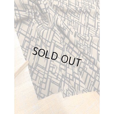 画像6: 生地：ポリエステル100％変形バイアスプリント（ブラウン×ブラック）