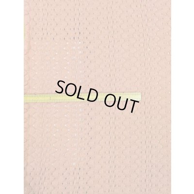 画像2: 生地：綿混クロッシェ風穴あきニット（テラコッタ）