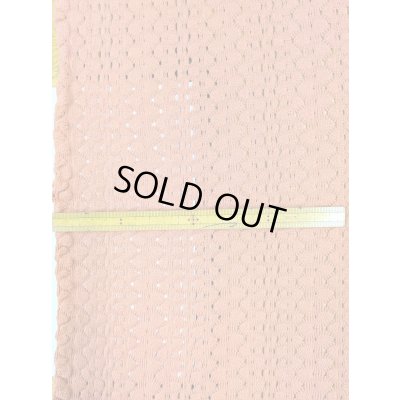 画像3: 生地：綿混クロッシェ風穴あきニット（テラコッタ）