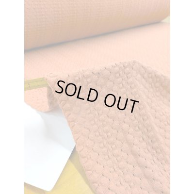 画像5: 生地：綿混クロッシェ風穴あきニット（テラコッタ）