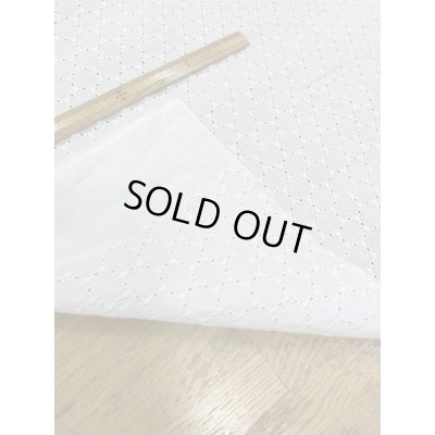 画像4: 生地：綿100％ 綿サークルレース生地（ホワイト）