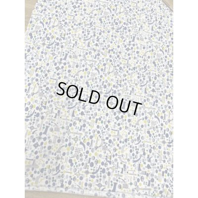 画像8: 生地：綿100％抽象的SZ柄天竺ニット（白地）