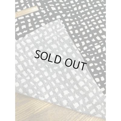 画像4: 生地：綿100％モノトーン手書き風チェック 天竺ニット（白／黒）