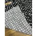画像4: 生地：綿100％モノトーン手書き風チェック 天竺ニット（白／黒）