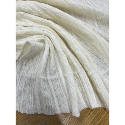 画像6: 生地：ジャガード編み アランケーブル柄 ニット（オフ白）