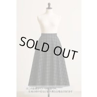 生地：ポリエステル100％ブロックチェック柄（黒／墨黒）