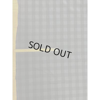 画像2: 生地：ポリエステル100％ブロックチェック柄（黒／墨黒）