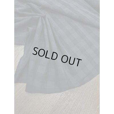 画像6: 生地：ポリエステル100％ブロックチェック柄（黒／墨黒）