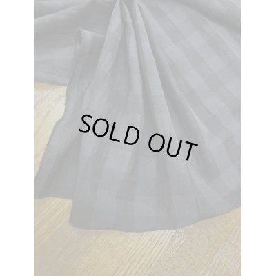 画像7: 生地：ポリエステル100％ブロックチェック柄（黒／墨黒）