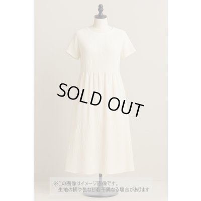 画像1: 生地：ポリエステル系 シャーリングニット（クリーム）