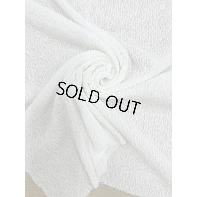 画像7: 生地：ポリエステル系 シャーリングニット（白）