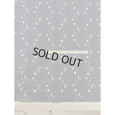 画像3: 生地：綿100％花刺繍レース生地（黒）