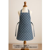 生地：綿100％星柄プリントダンガリー（ブルー）