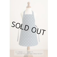 生地：綿100％星柄プリントダンガリー（ブルー）