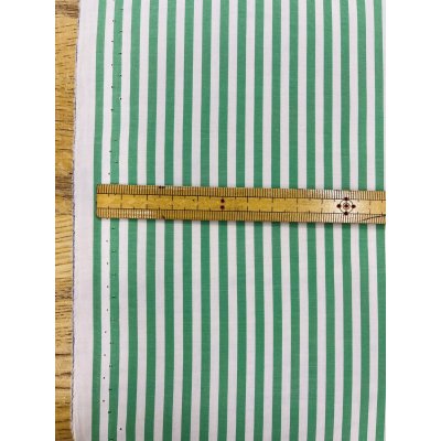 画像3: 生地：綿100％ストライププリント（白／グリーン）