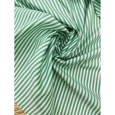 画像7: 生地：綿100％ストライププリント（白／グリーン）