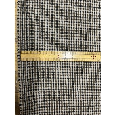 画像3: 生地：ポリエステルストレッチチェック柄織物（ベージュ系）