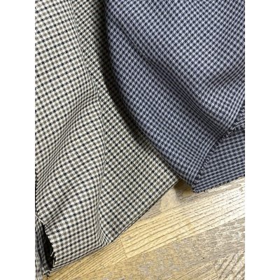 画像8: 生地：ポリエステルストレッチチェック柄織物（グレー系）