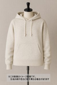 生地：綿100％裏毛ニット（霜降りキナリ杢）