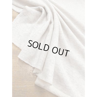 画像6: 生地：綿100％裏毛ニット（霜降りキナリ杢）