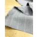 画像7: 生地：綿ストライプ柄（グレー／白）