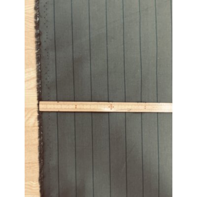 画像3: 生地：綿ストライプ柄（カーキ／グリーン）