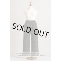 生地：ポリウールミックスプリントスムース（紺）