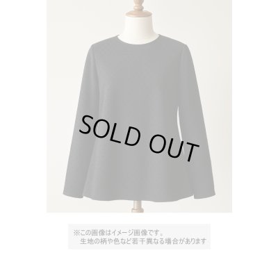 画像1: 生地：ポリエステルコットンミニハート柄ジャガード（黒）