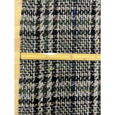 画像3: 生地：ウールざっくりチェックツイード（カーキ／ブラック×ベージュ）