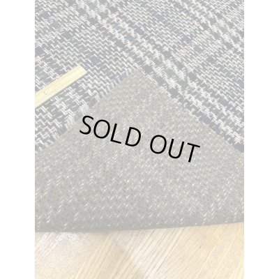 画像4: 生地：ウールざっくりチェックツイード（カーキ／ブラック×ベージュ）