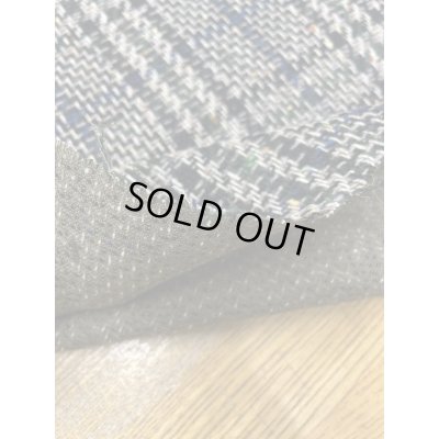 画像5: 生地：ウールざっくりチェックツイード（カーキ／ブラック×ベージュ）